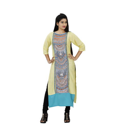 Hand painted kurti