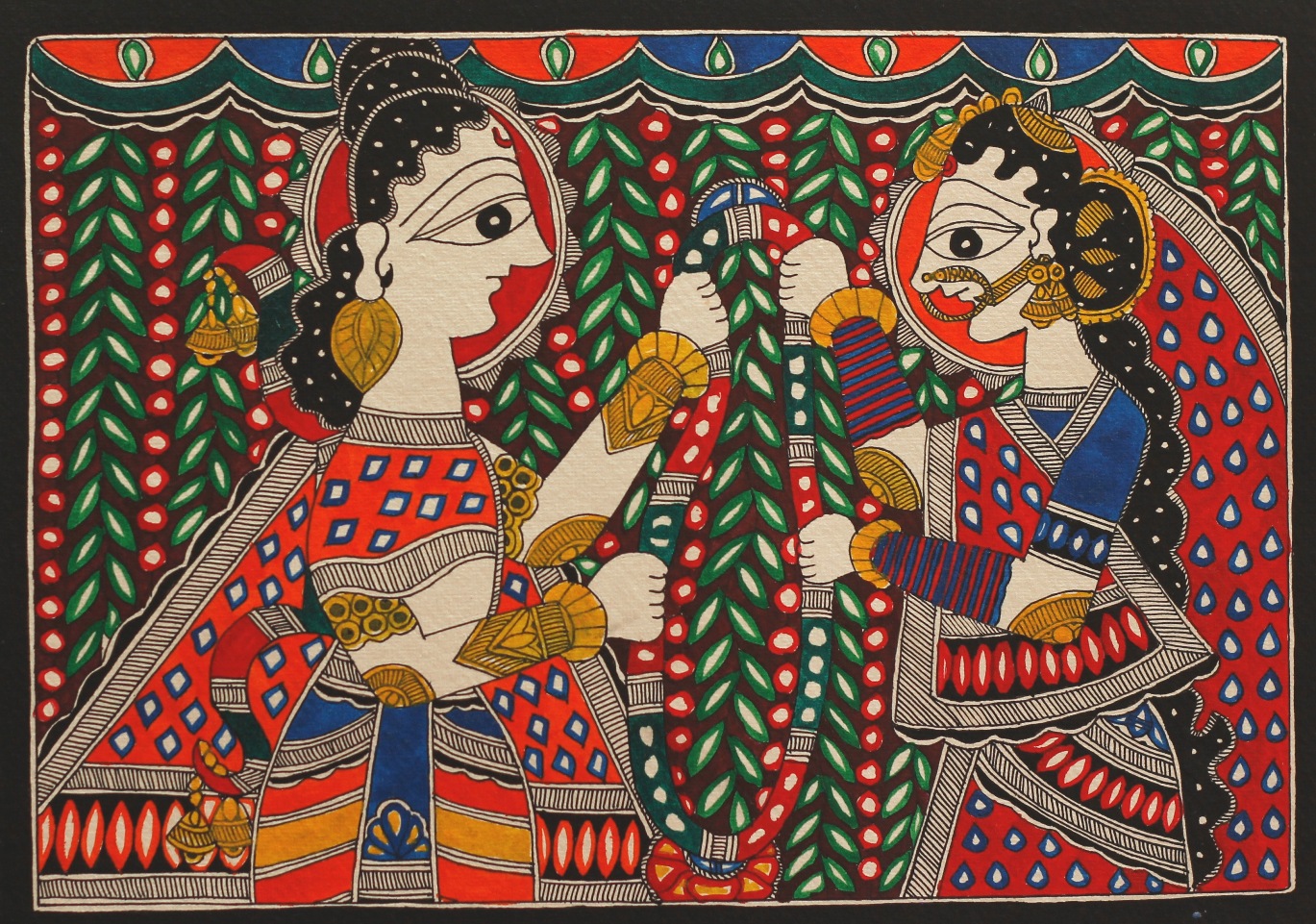 Mithila jaimaal scene