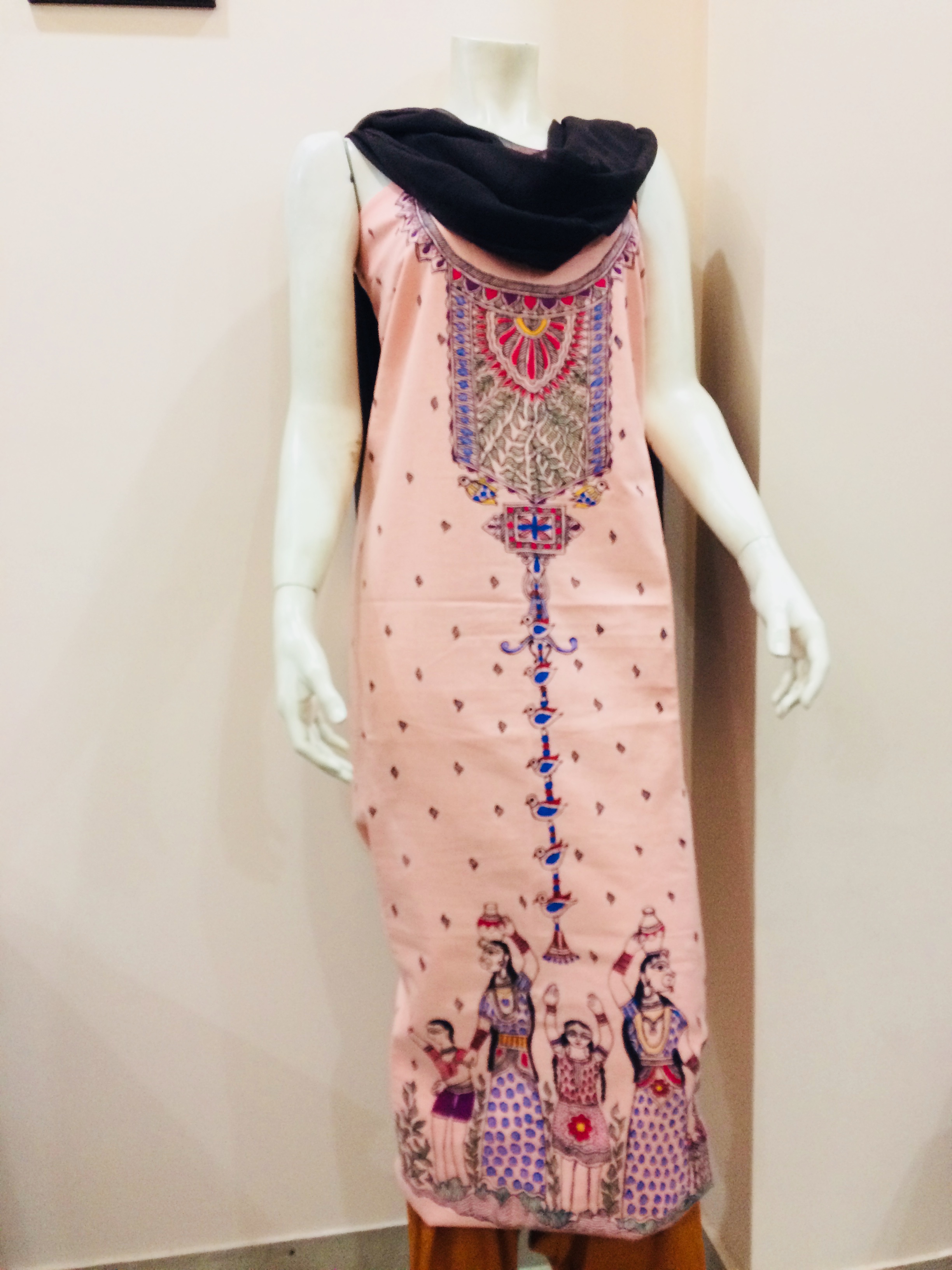 Mithila painting kurti design top